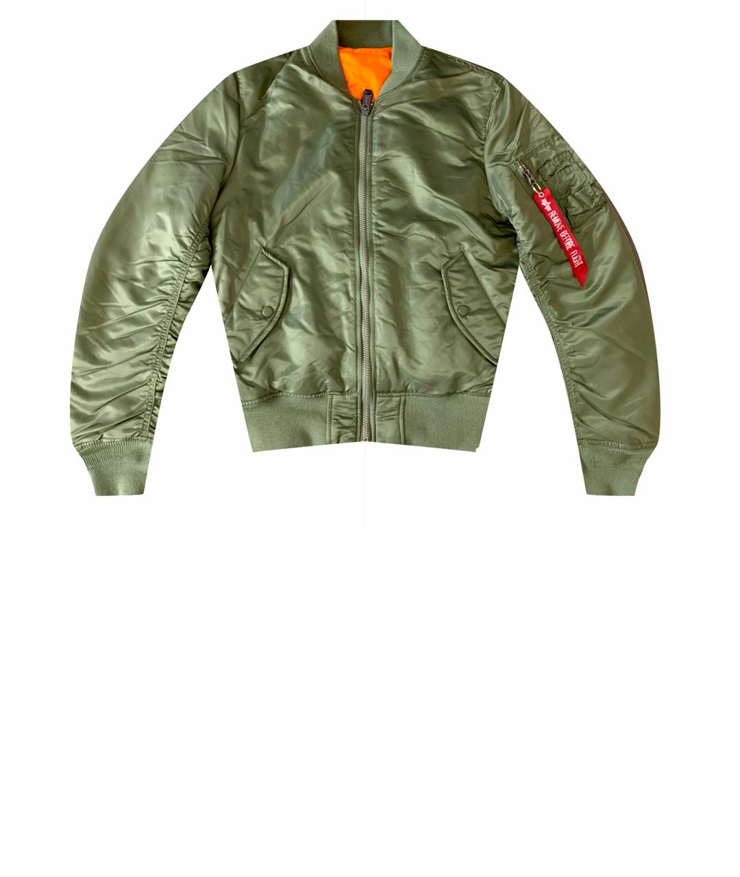 ALPHA INDUSTRIES Хаки полиамидовая куртка, фото 1