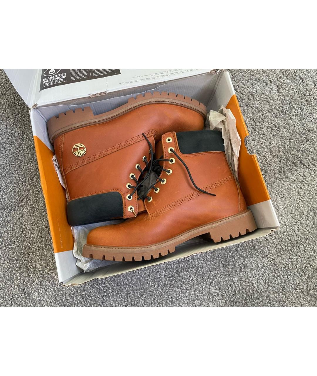 TIMBERLAND Оранжевое высокие ботинки, фото 7