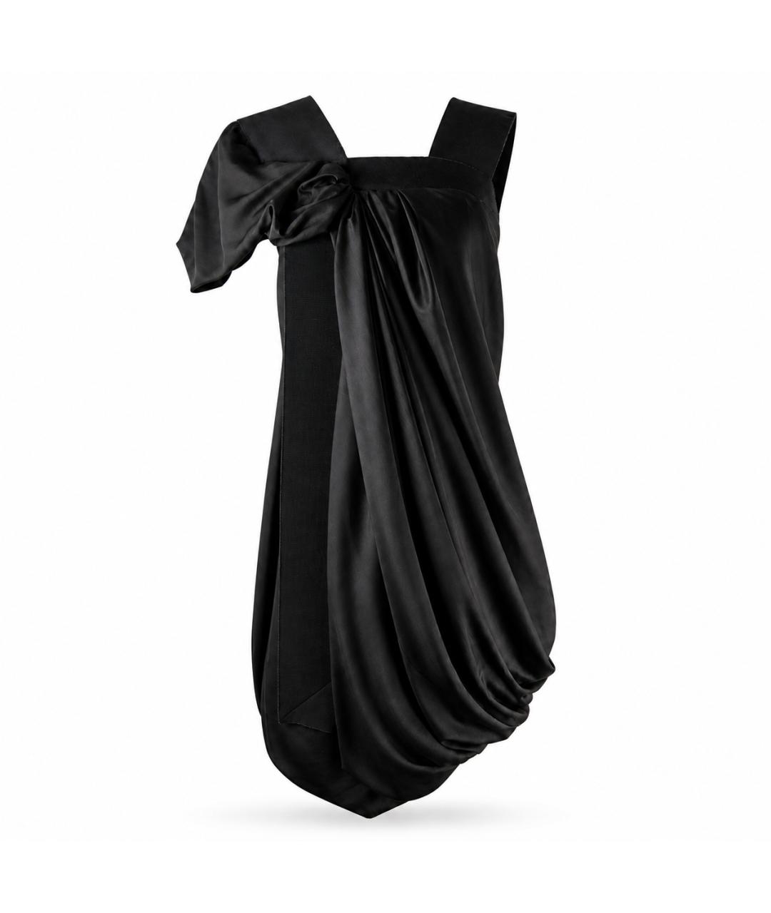 CELINE Черное шелковое вечернее платье, фото 1
