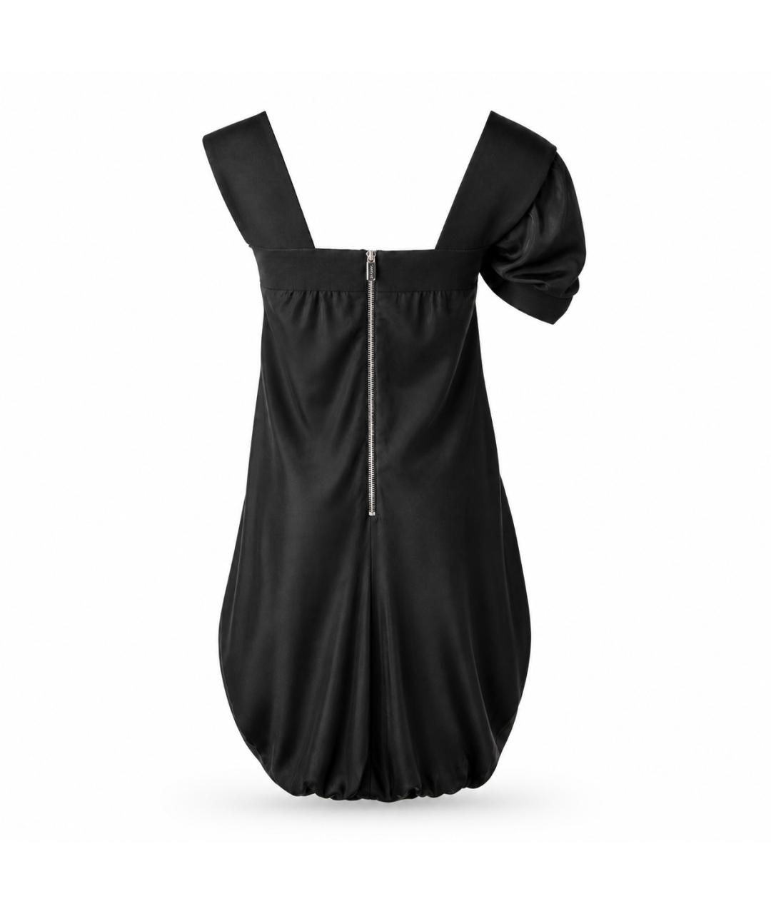 CELINE Черное шелковое вечернее платье, фото 4