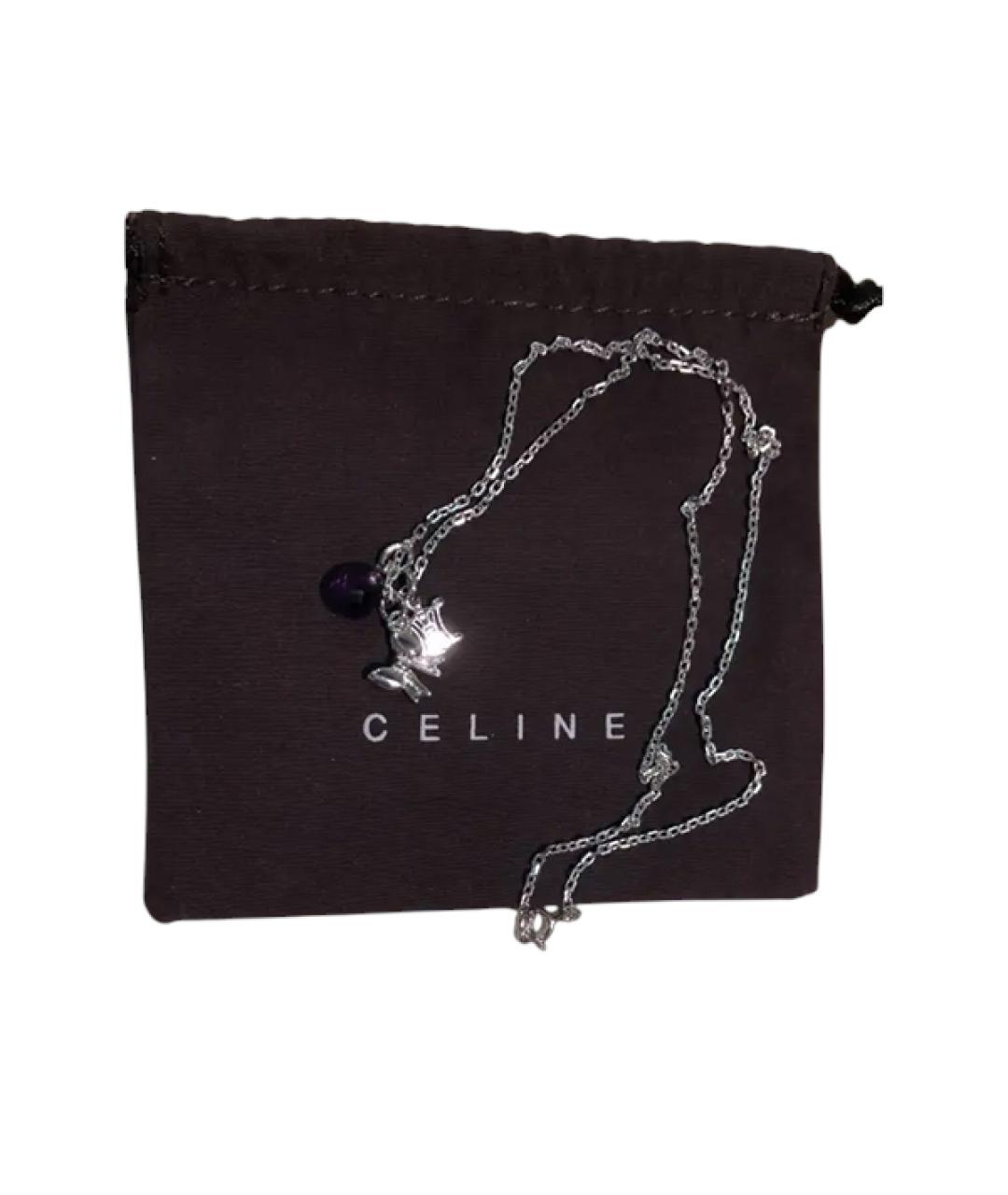 CELINE Серебряная металлическая цепочка, фото 3