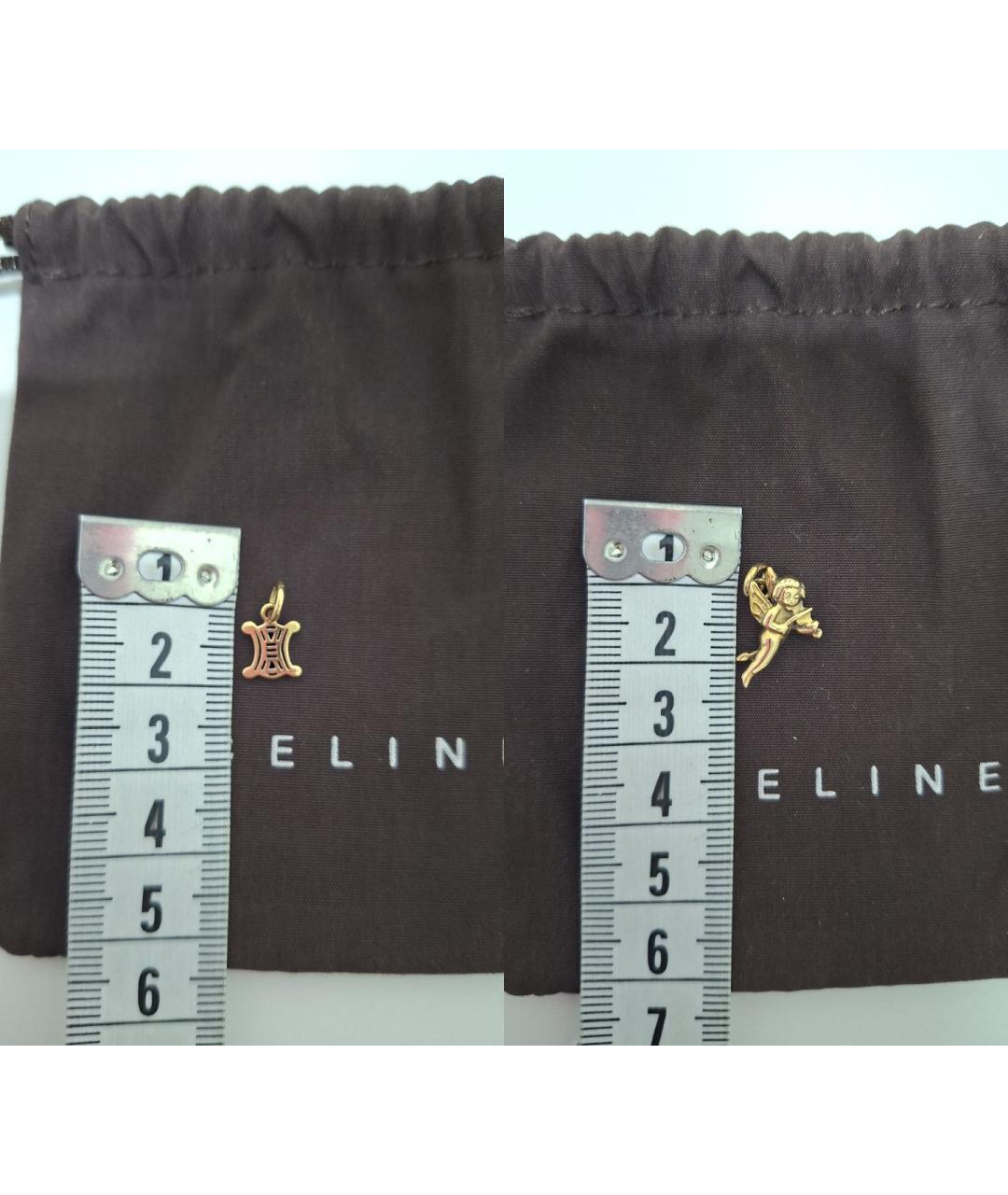 CELINE Золотая позолоченная цепочка, фото 8