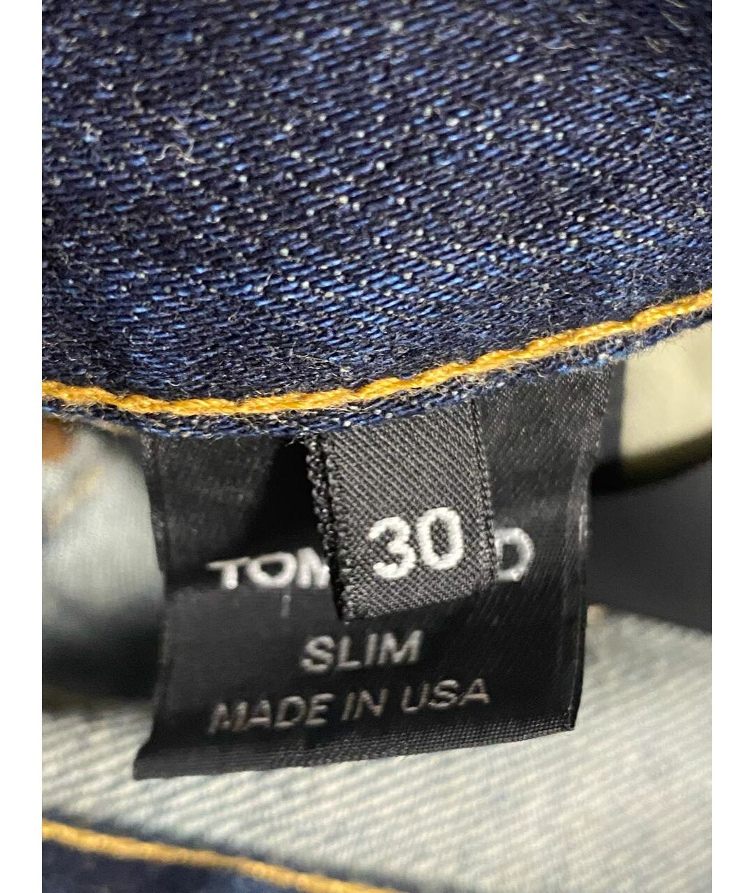 TOM FORD Синие хлопко-эластановые джинсы скинни, фото 6