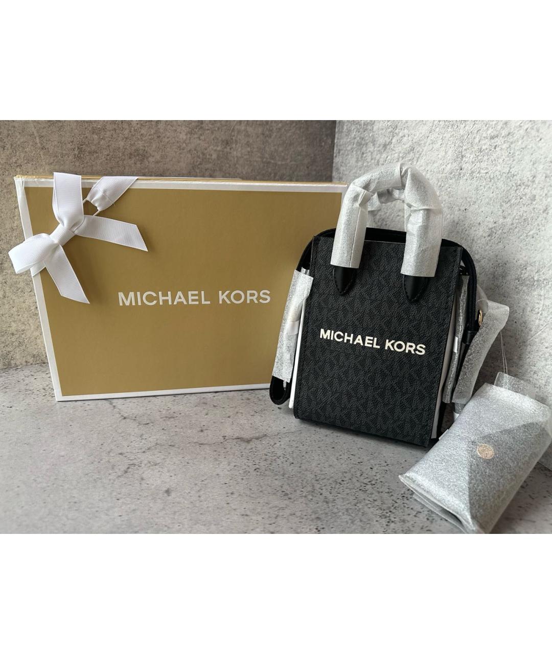 MICHAEL KORS Черная сумка через плечо, фото 3