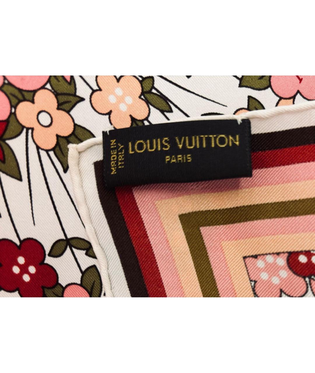 LOUIS VUITTON Шелковый платок, фото 5