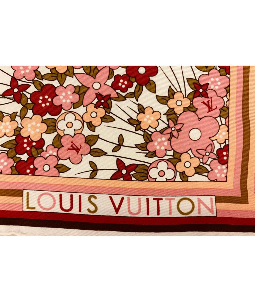 LOUIS VUITTON Шелковый платок, фото 6