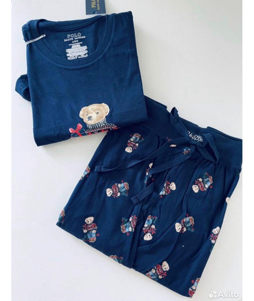 POLO RALPH LAUREN Темно-синяя пижама, фото 3