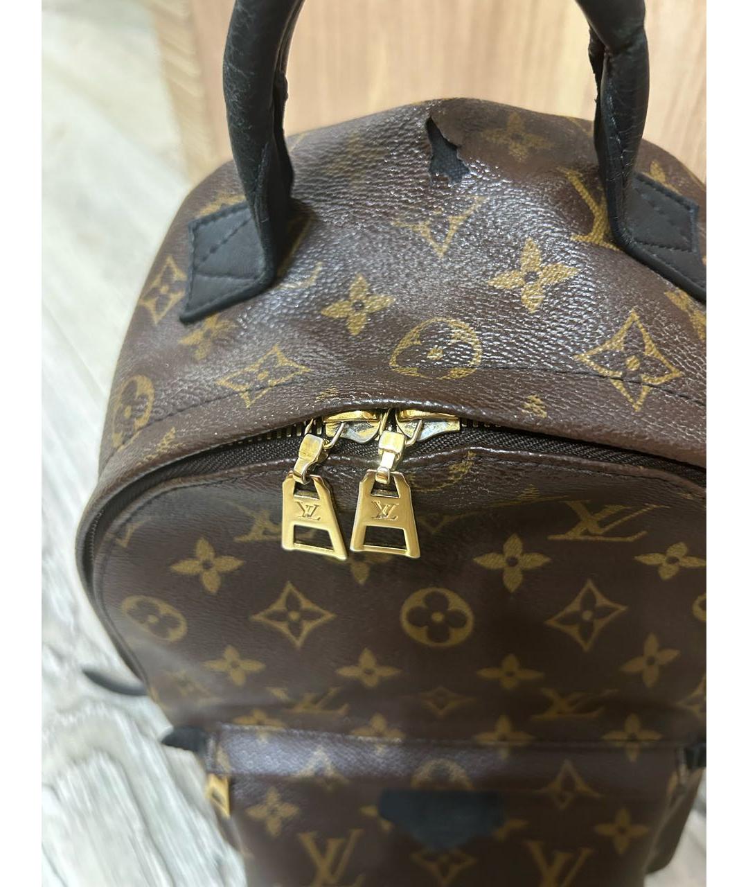 LOUIS VUITTON Коричневый рюкзак, фото 2