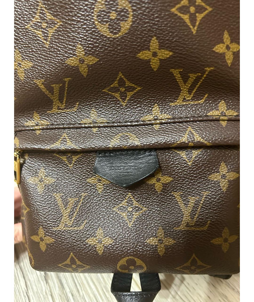 LOUIS VUITTON Коричневый рюкзак, фото 4