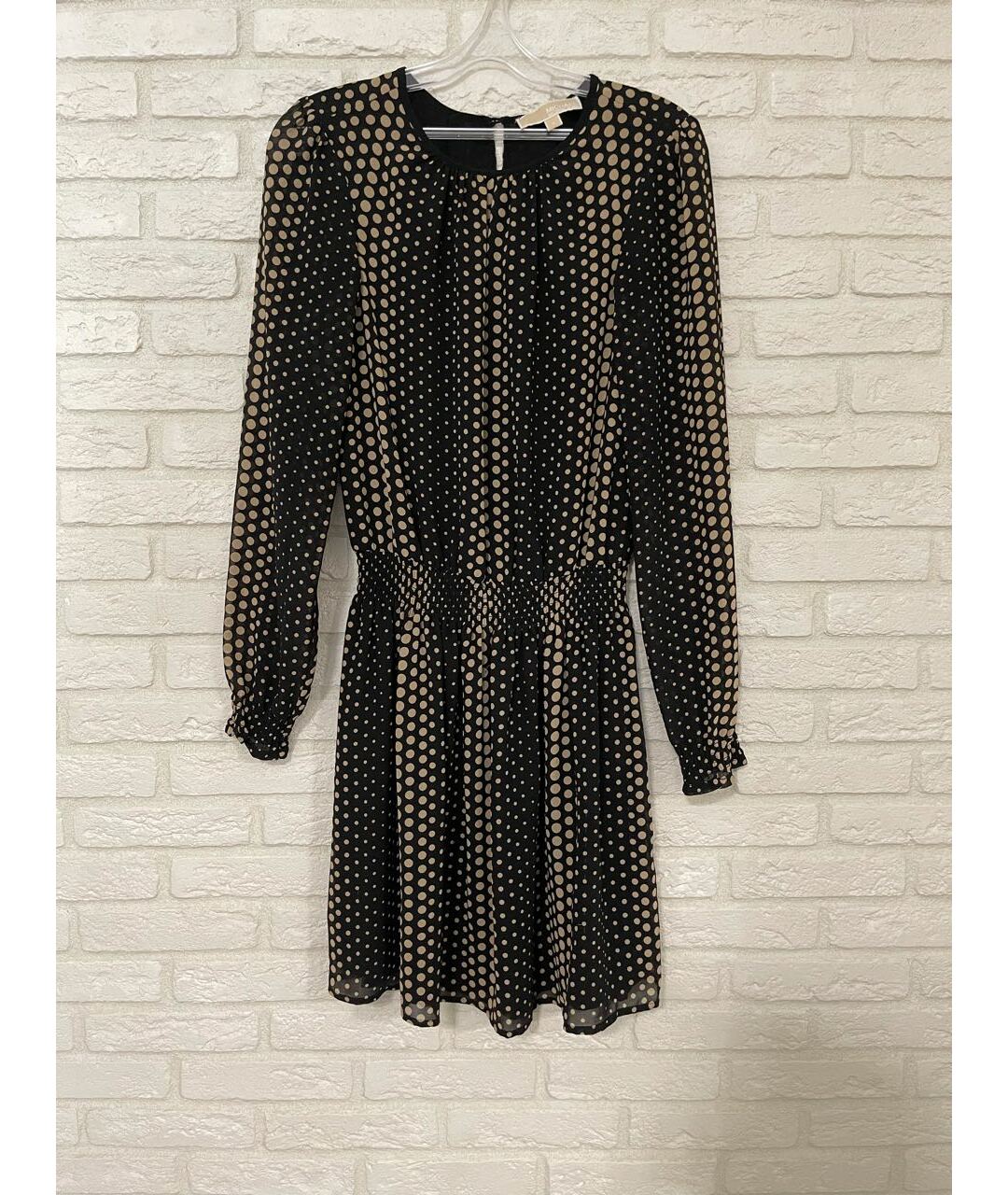 MICHAEL MICHAEL KORS Бежевое полиэстеровое повседневное платье, фото 5