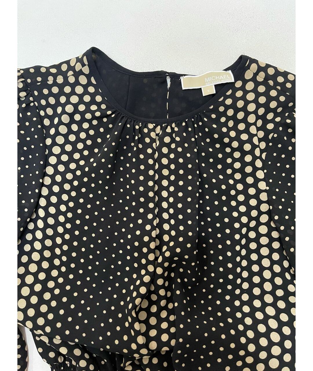 MICHAEL MICHAEL KORS Бежевое полиэстеровое повседневное платье, фото 7