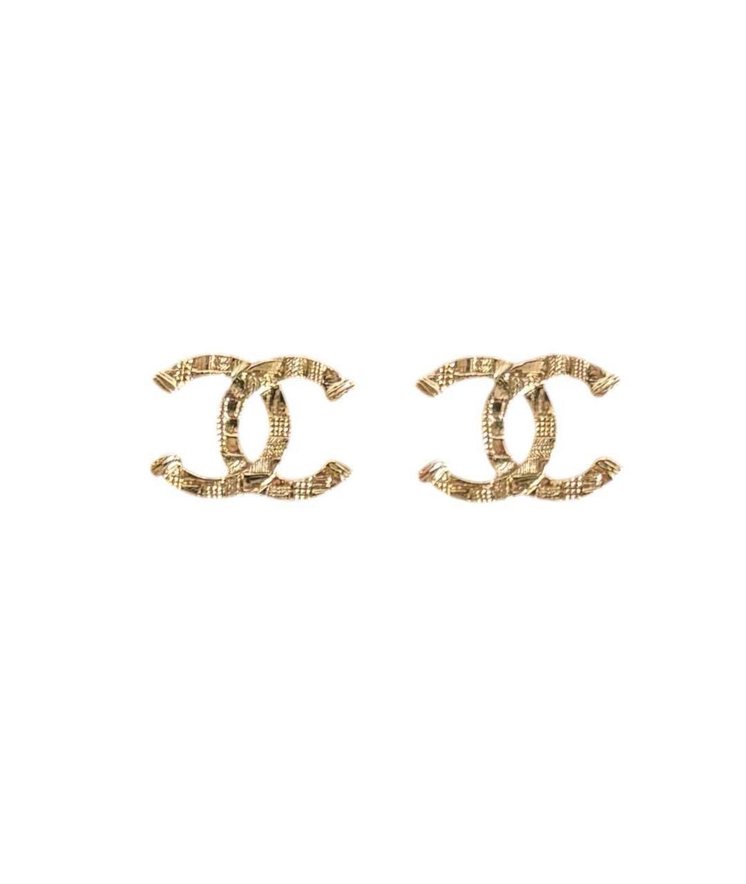 CHANEL Золотые серьги, фото 6