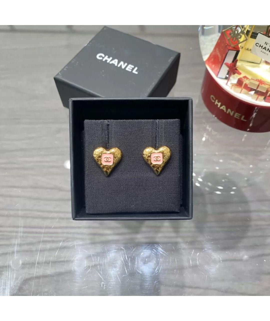 CHANEL Золотые серьги, фото 2