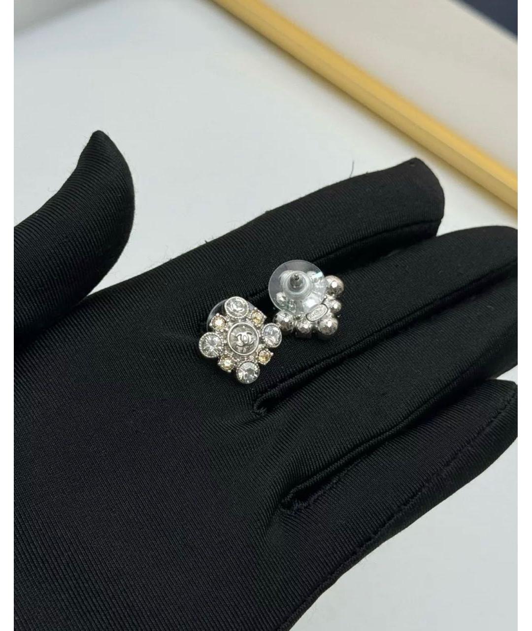 CHANEL Серебряные серьги, фото 3