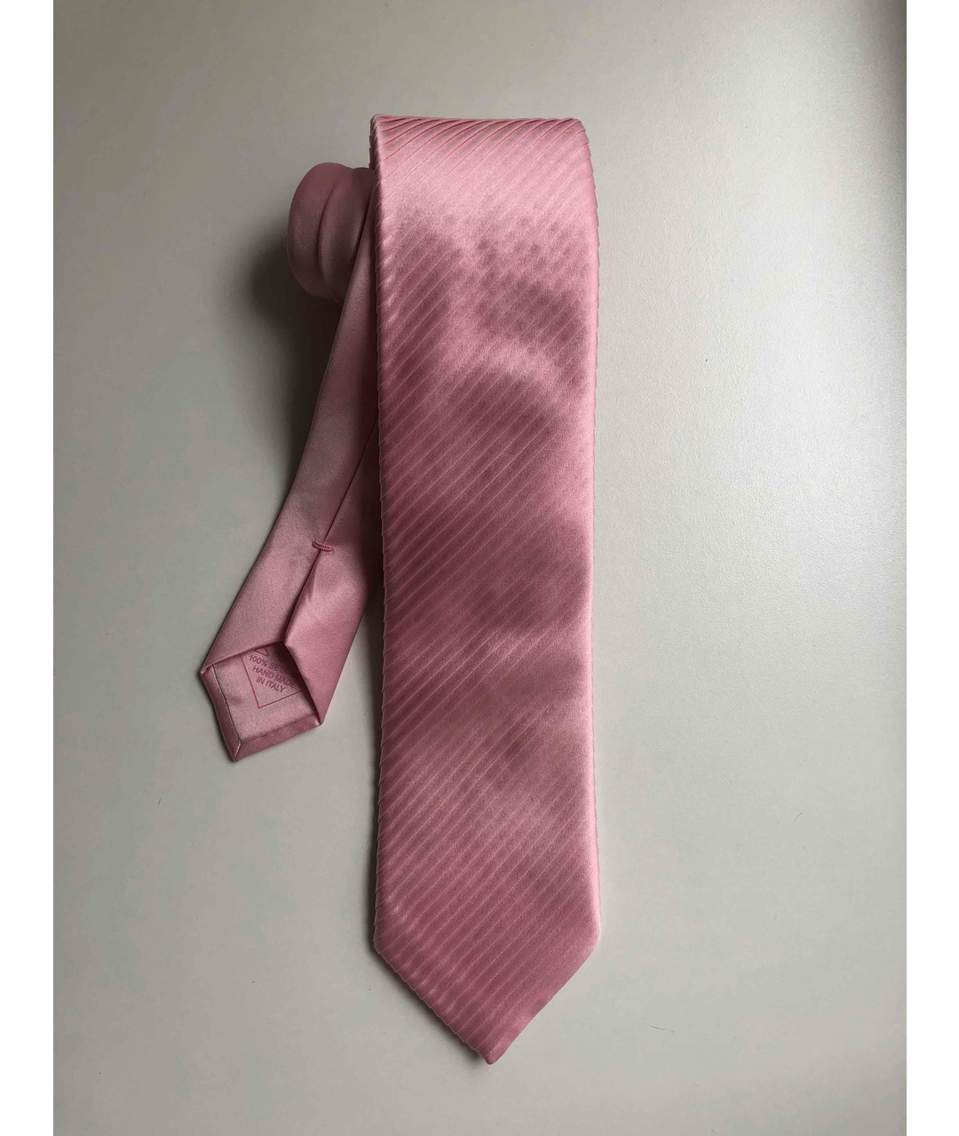 BRIONI Розовый шелковый галстук, фото 5