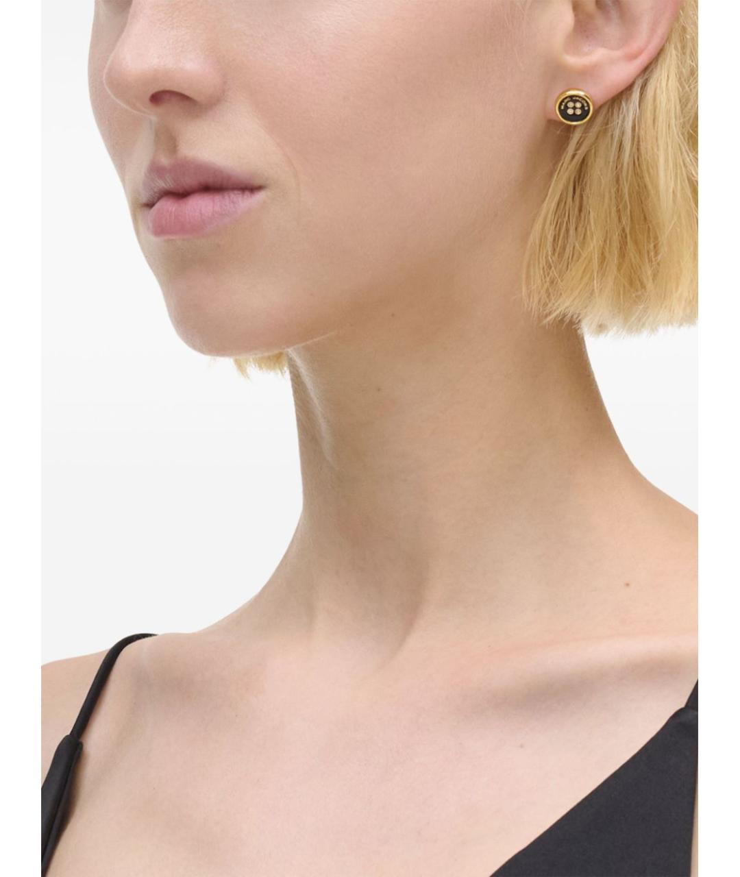 MARC JACOBS Золотые латунные серьги, фото 2