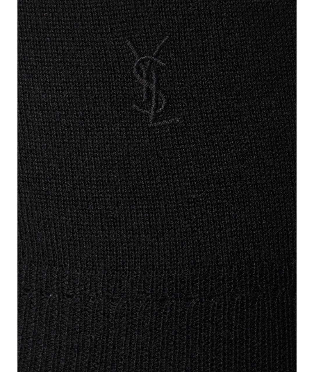 SAINT LAURENT Черная водолазка, фото 6