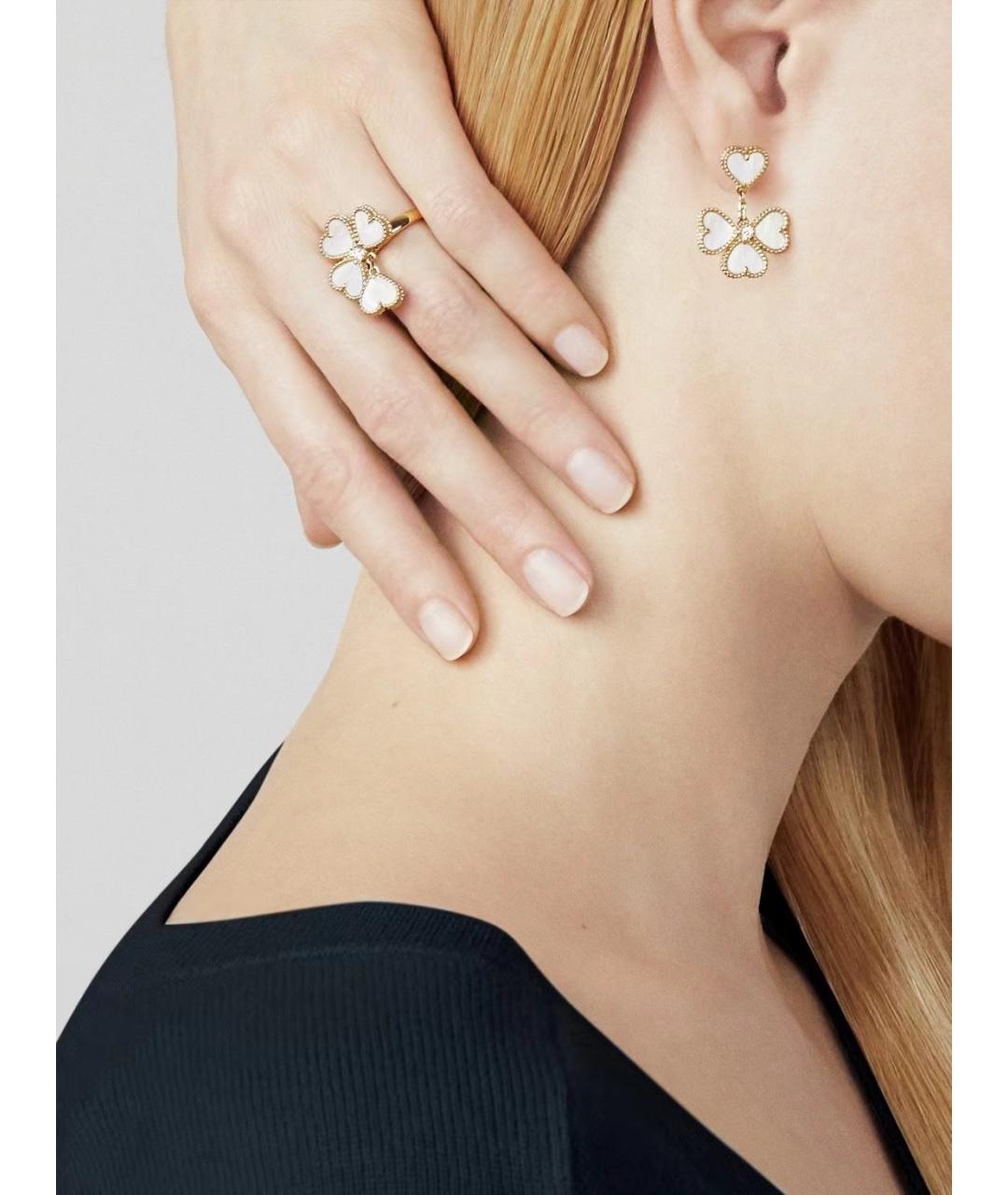 VAN CLEEF & ARPELS Белое кольцо из желтого золота, фото 5