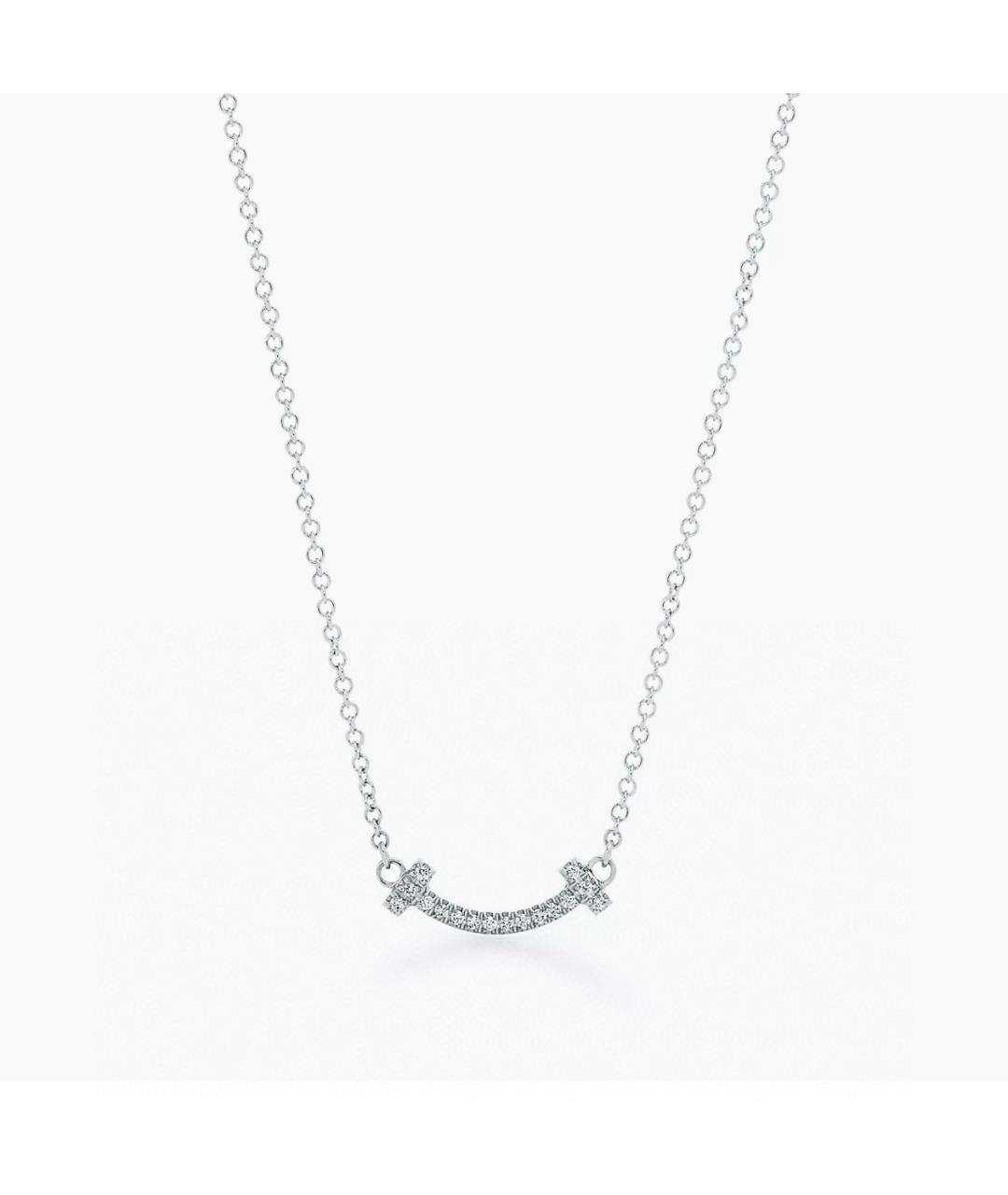 TIFFANY&CO Белое колье из белого золота, фото 9