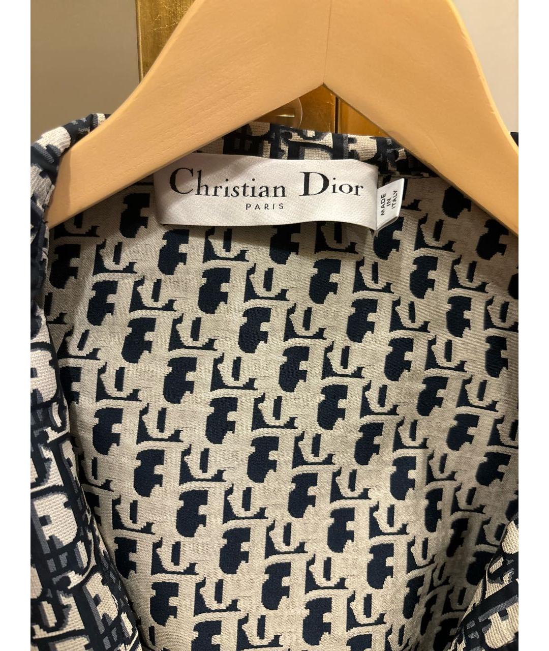 CHRISTIAN DIOR Мульти полиэстеровая куртка, фото 3