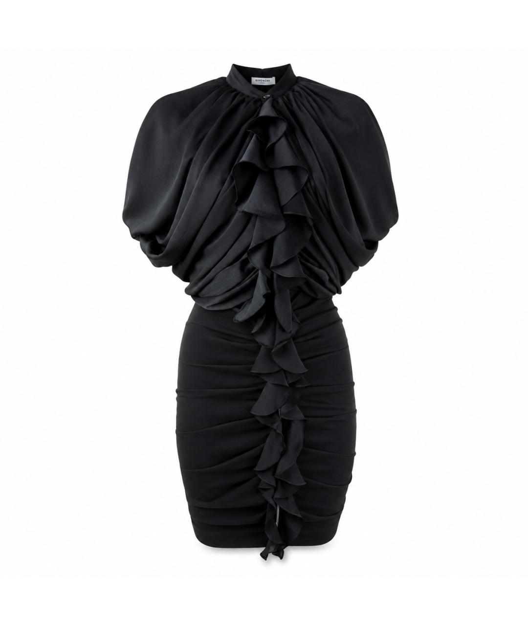 GIVENCHY Черное шерстяное вечернее платье, фото 1