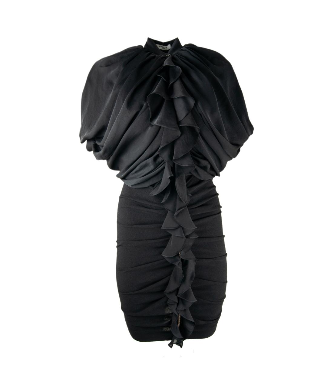 GIVENCHY Черное шерстяное вечернее платье, фото 1