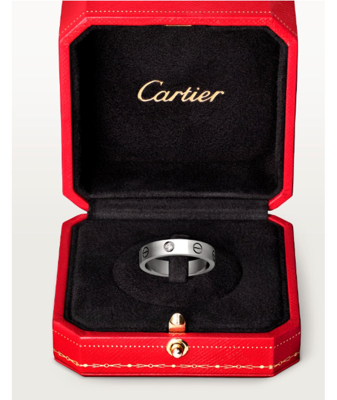 CARTIER Серебряное кольцо из белого золота, фото 2