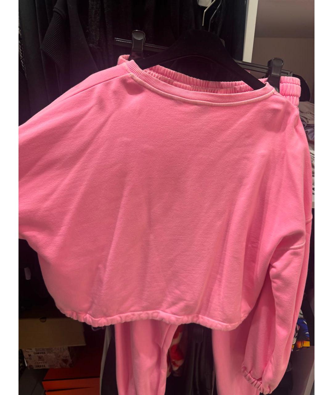 PINKO Розовый хлопковый спортивные костюмы, фото 7