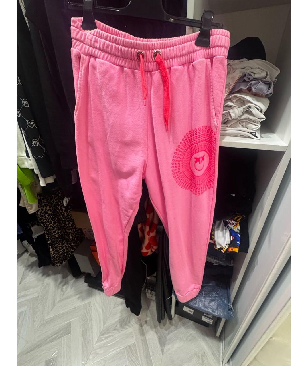 PINKO Розовый хлопковый спортивные костюмы, фото 8