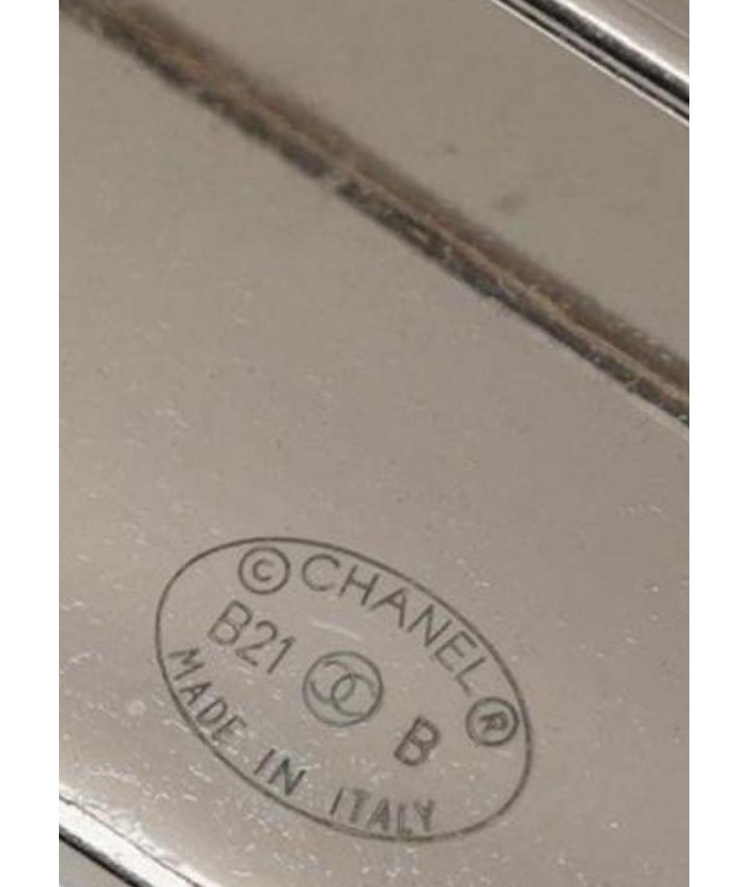 CHANEL Серебряная металлическая булавка / брошь, фото 5