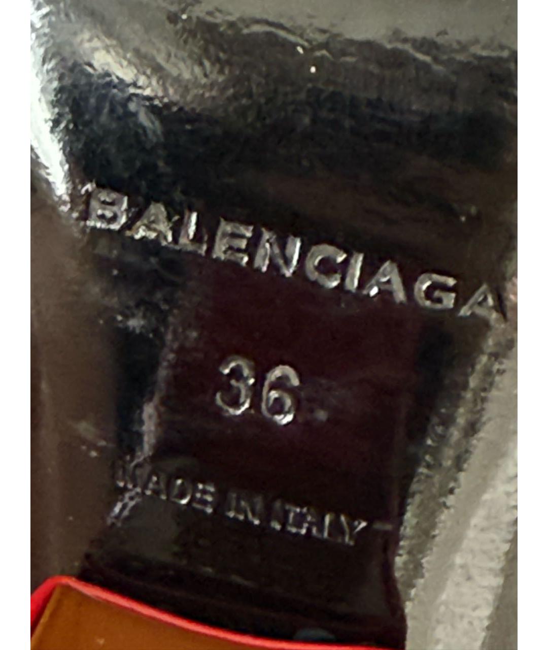 BALENCIAGA Мульти кожаные туфли, фото 6