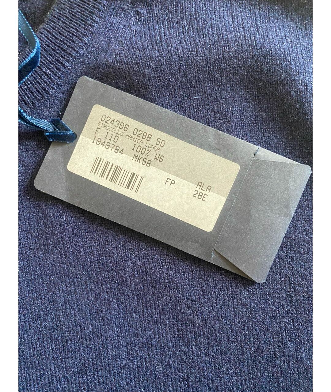 LARUSMIANI Синий кашемировый джемпер / свитер, фото 5