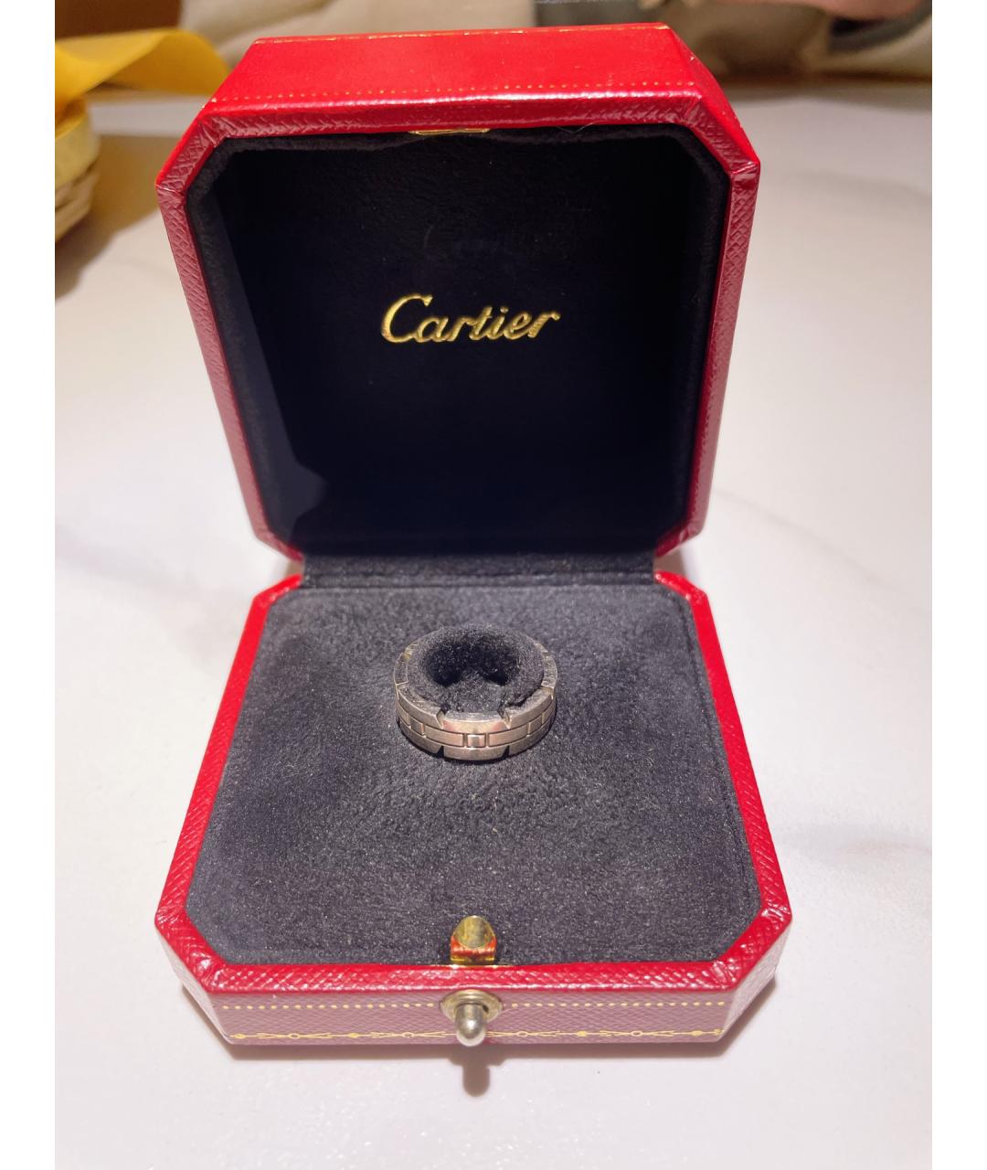 CARTIER Серебряное кольцо из белого золота, фото 4