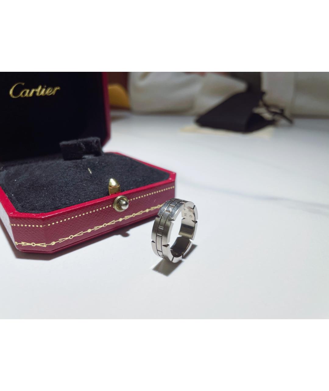 CARTIER Серебряное кольцо из белого золота, фото 5