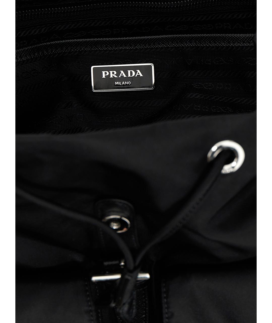 PRADA Черный рюкзак, фото 4