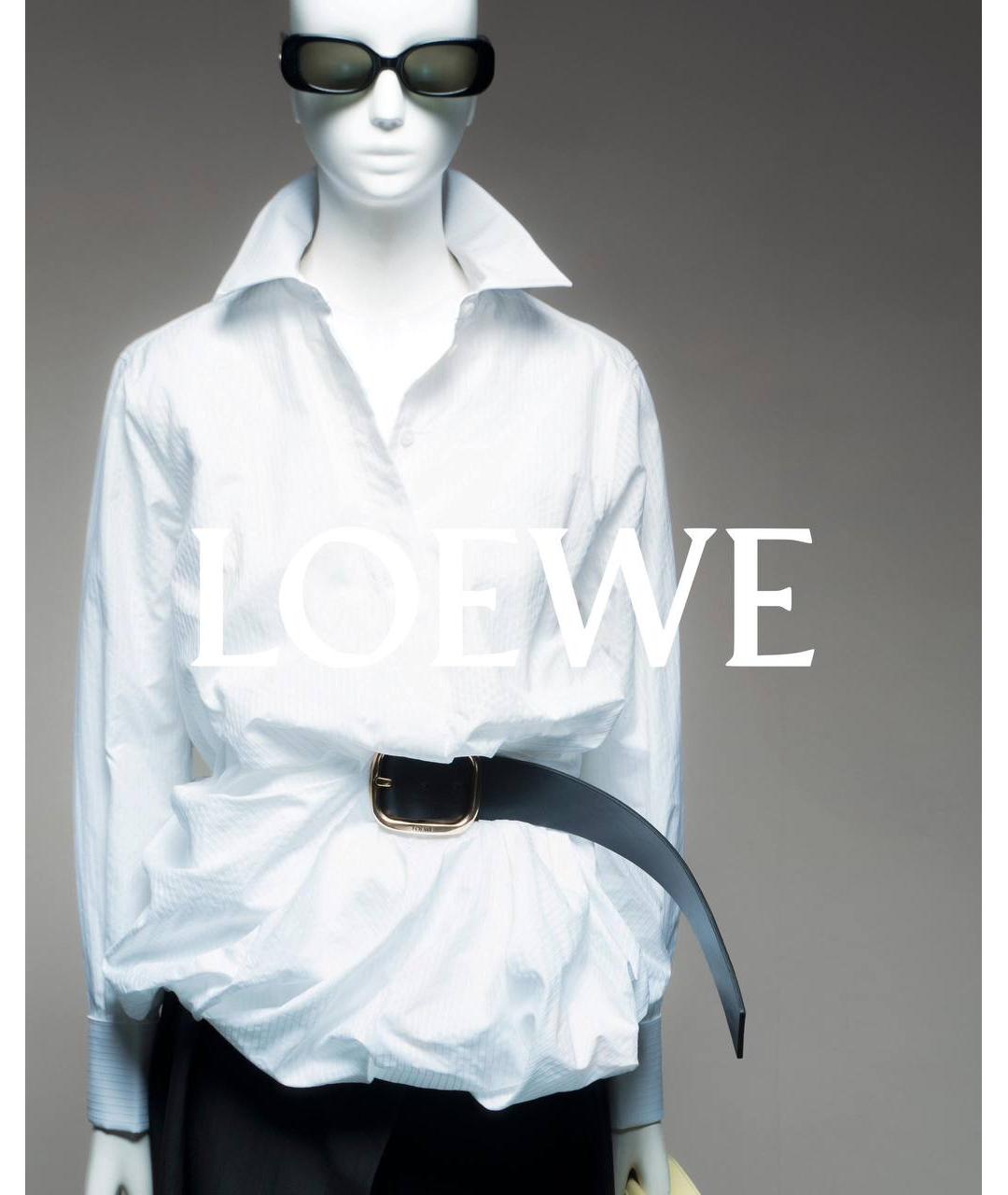 LOEWE Голубая кожаная сумка через плечо, фото 2