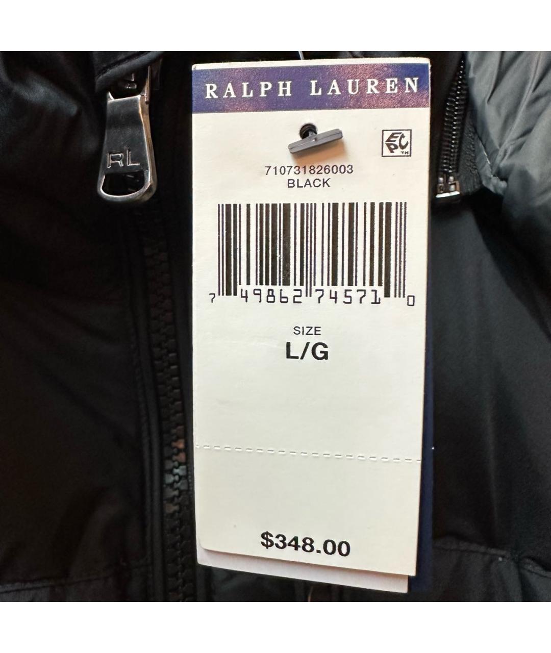 RALPH LAUREN Черный пуховик, фото 4