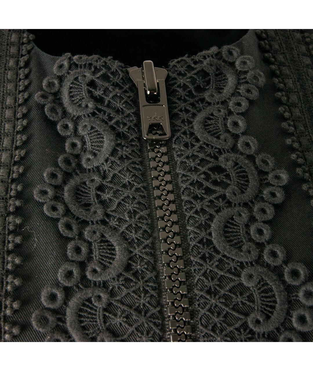 GIVENCHY Черное хлопковое коктейльное платье, фото 2