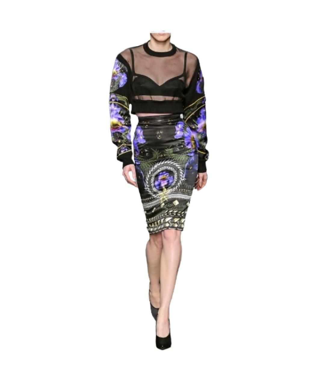 GIVENCHY Мульти хлопковая юбка миди, фото 7