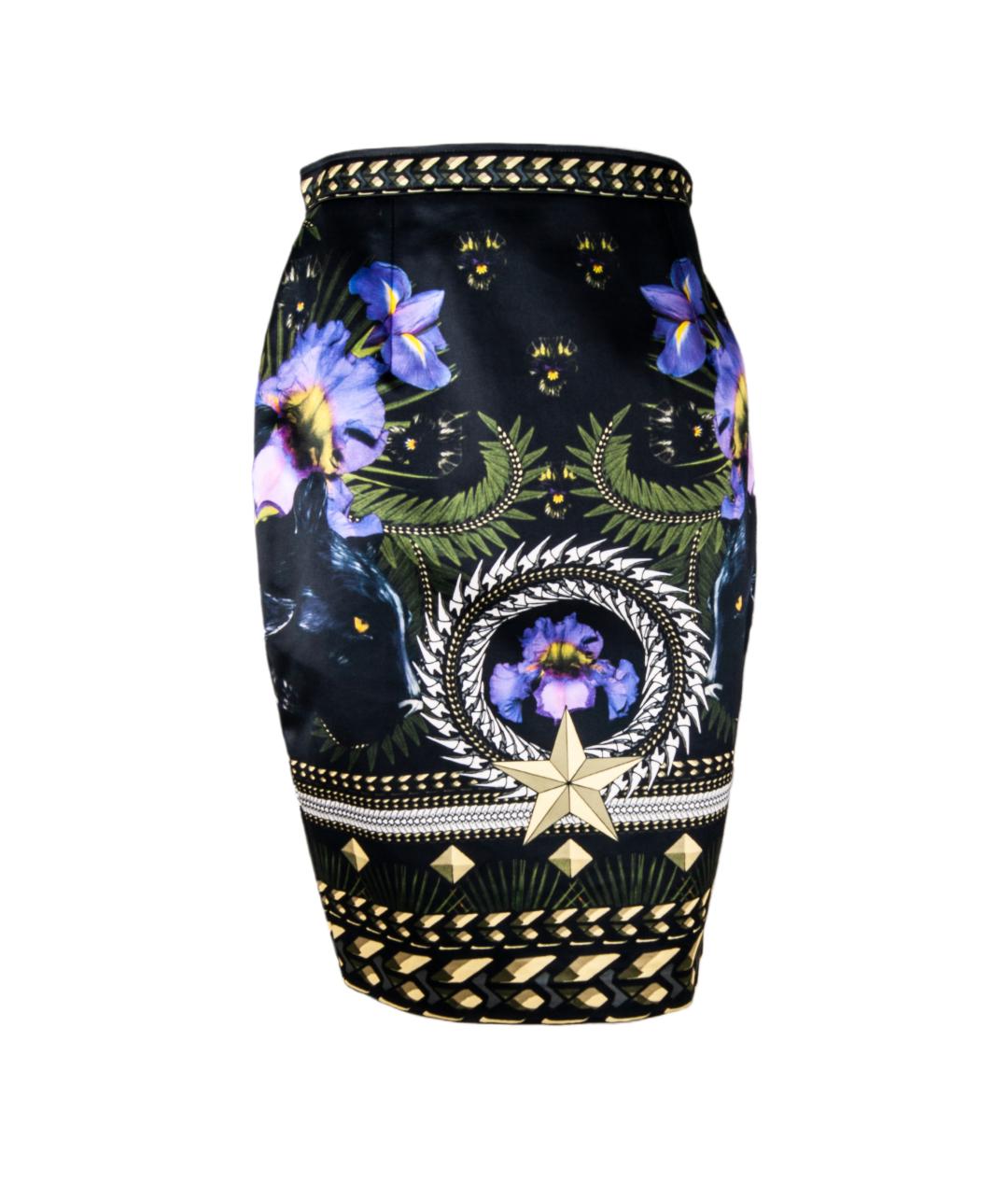 GIVENCHY Мульти хлопковая юбка миди, фото 1