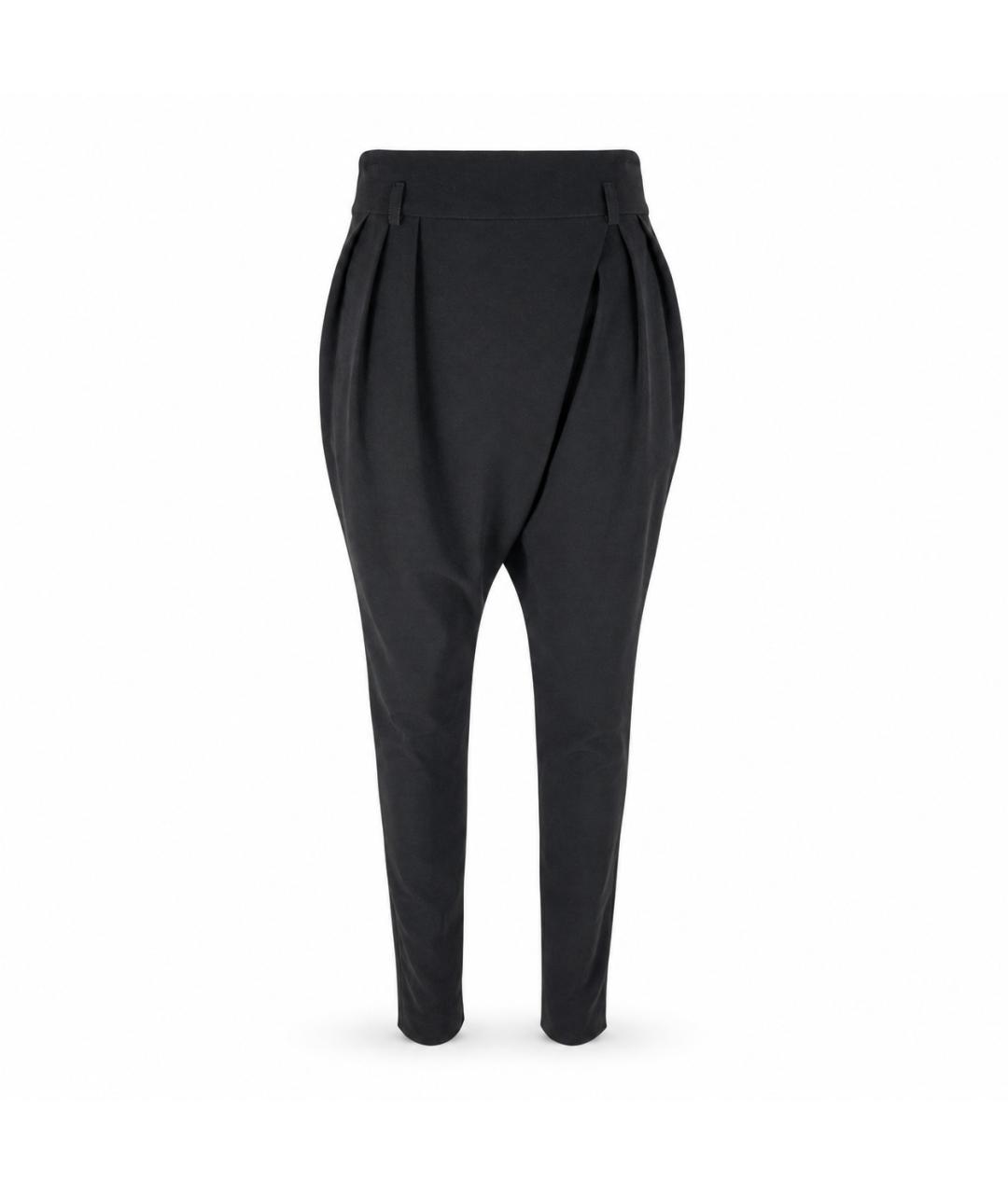 GIVENCHY Черные вискозные брюки широкие, фото 1