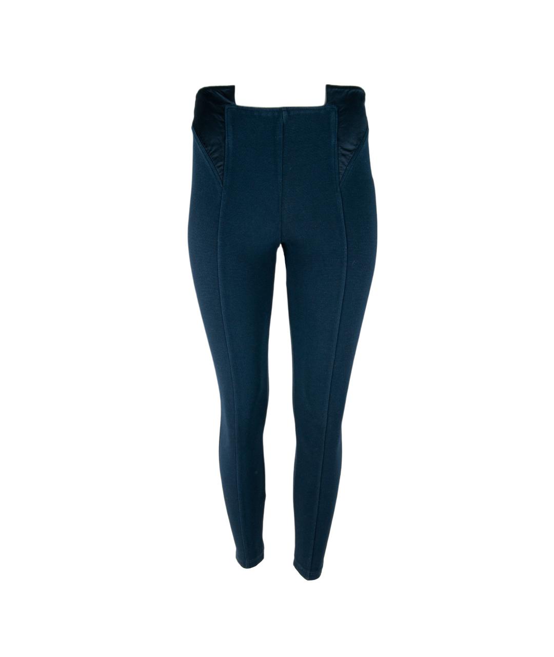 GIVENCHY Темно-синие вискозные брюки узкие, фото 1