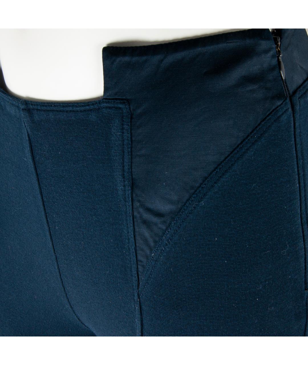 GIVENCHY Темно-синие вискозные брюки узкие, фото 2