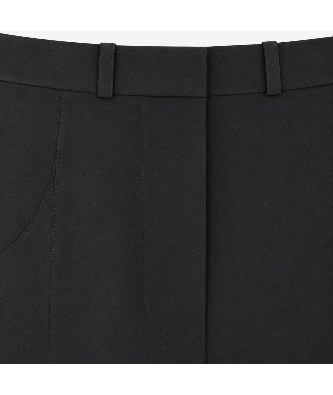 GIVENCHY Черные шелковые брюки широкие, фото 2