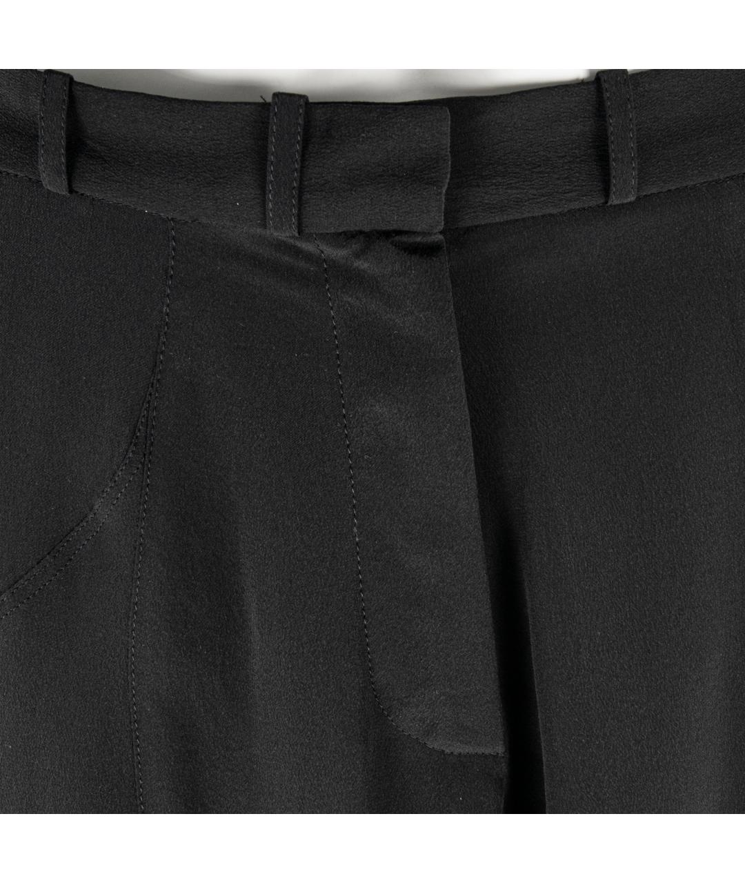GIVENCHY Черные шелковые брюки широкие, фото 2