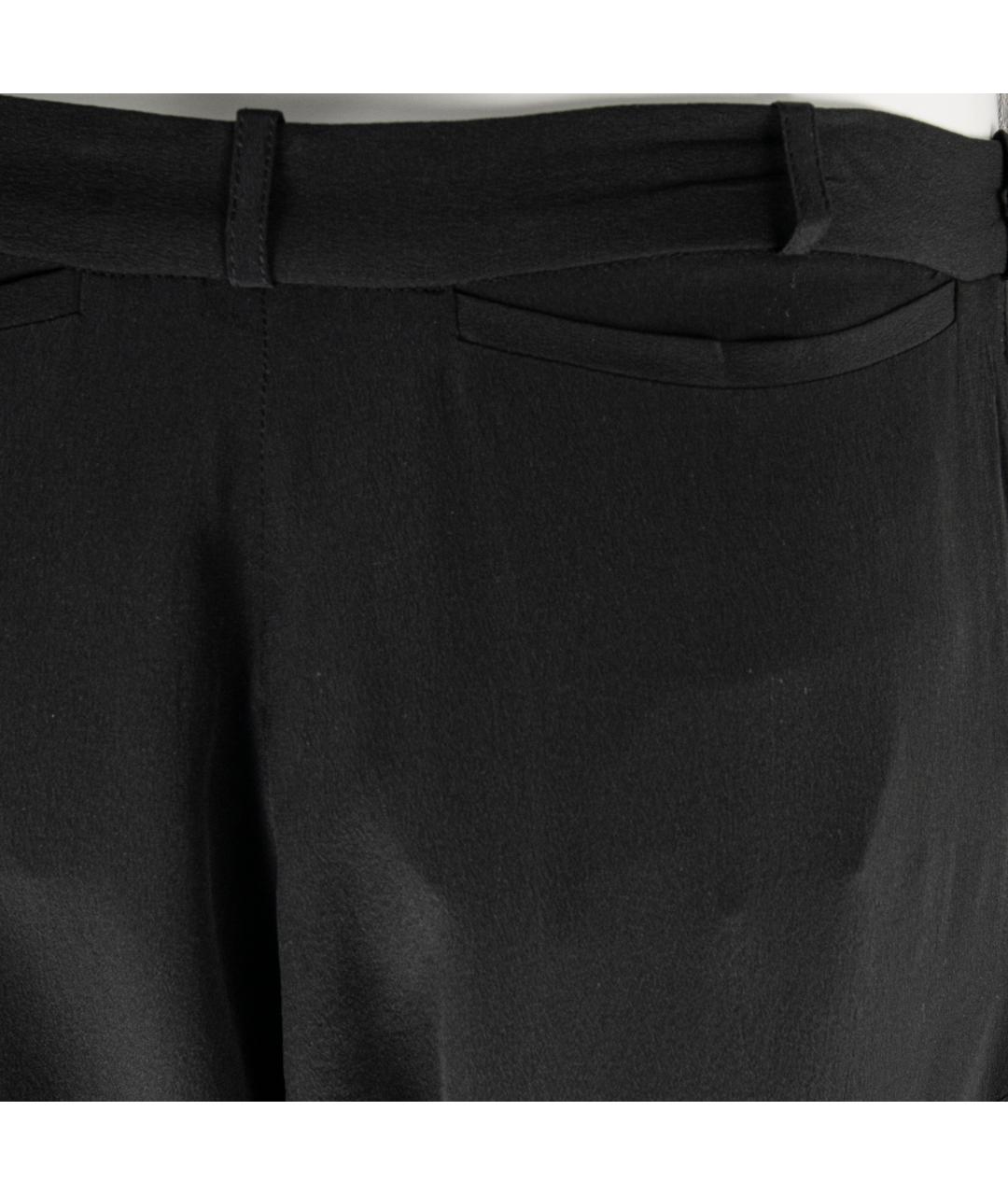 GIVENCHY Черные шелковые брюки широкие, фото 4
