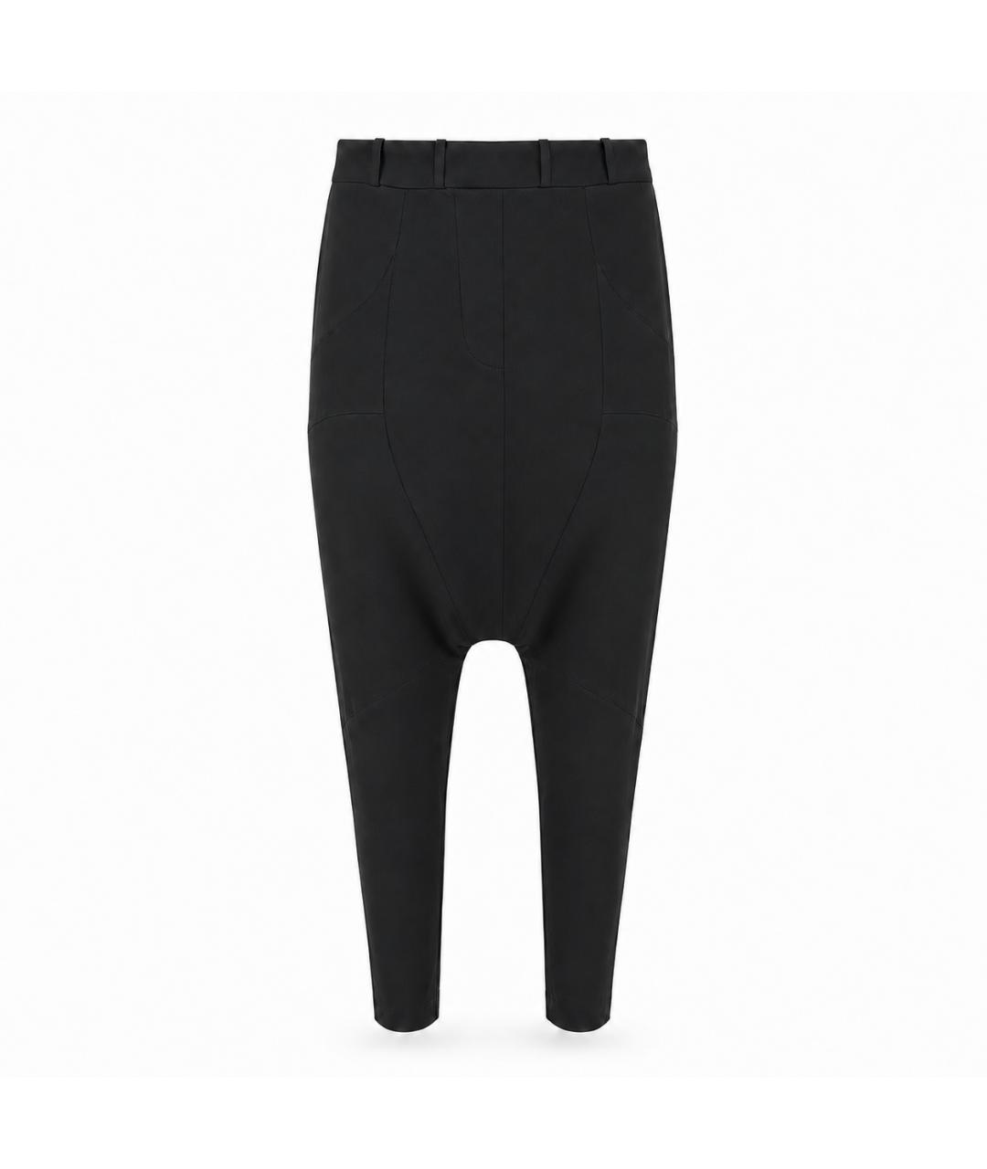 GIVENCHY Черные шелковые брюки широкие, фото 1