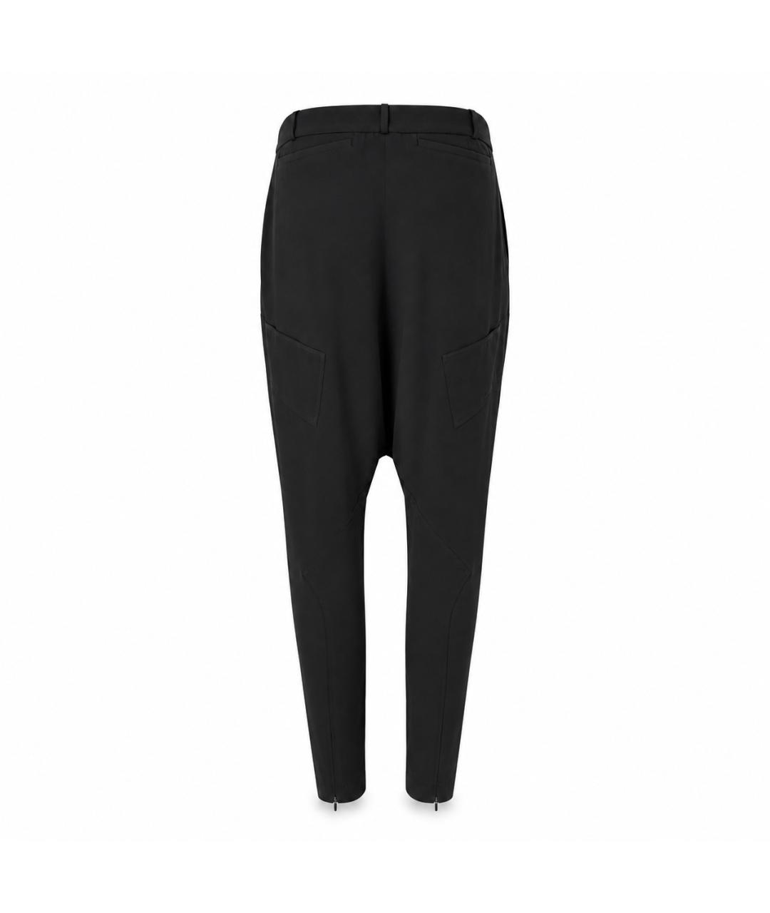 GIVENCHY Черные шелковые брюки широкие, фото 3