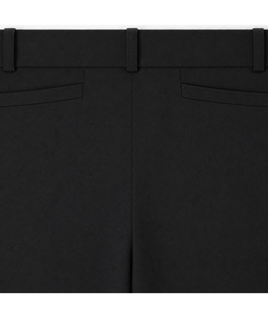 GIVENCHY Черные шелковые брюки широкие, фото 4