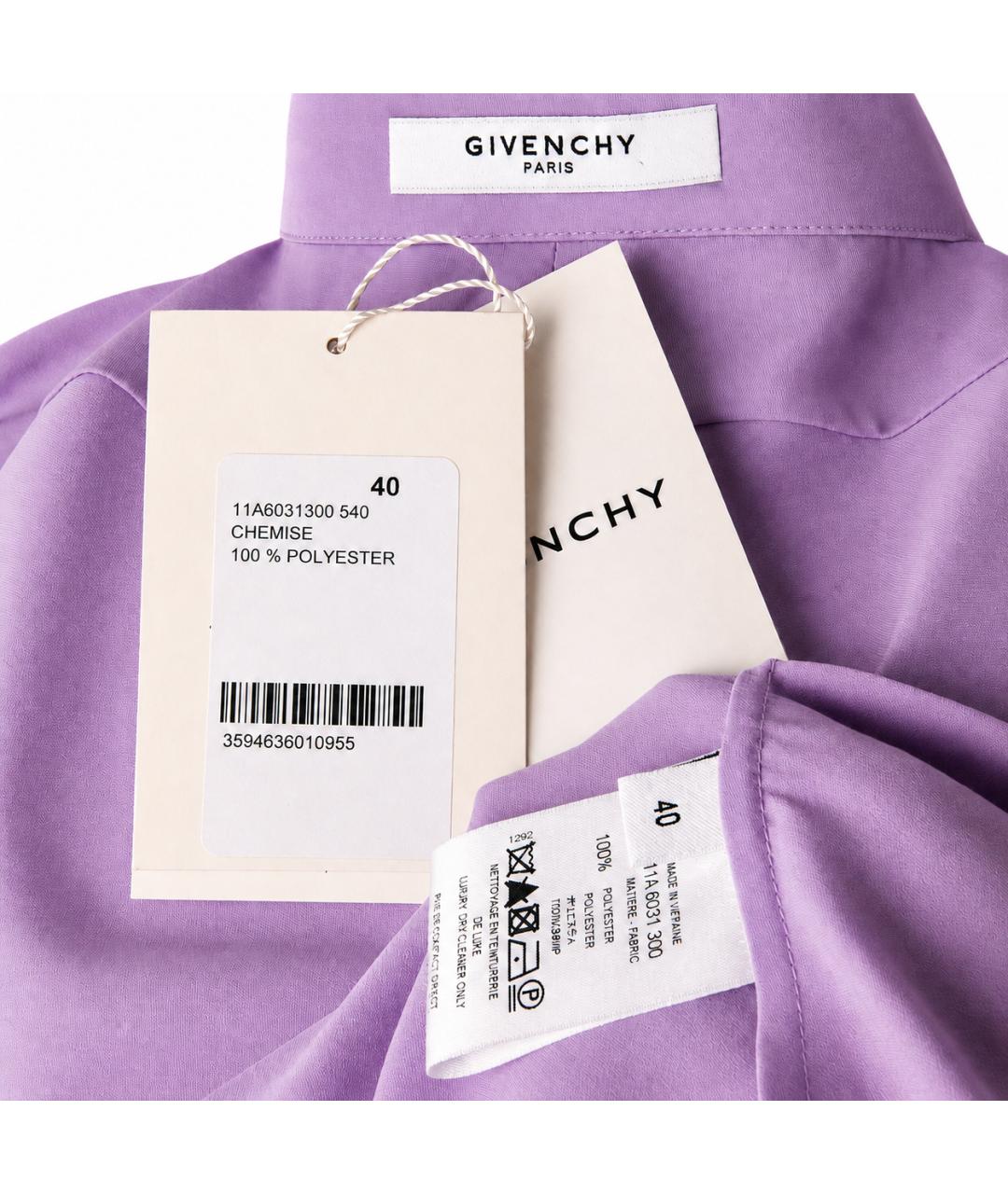 GIVENCHY Розовая полиэстеровая блузы, фото 5